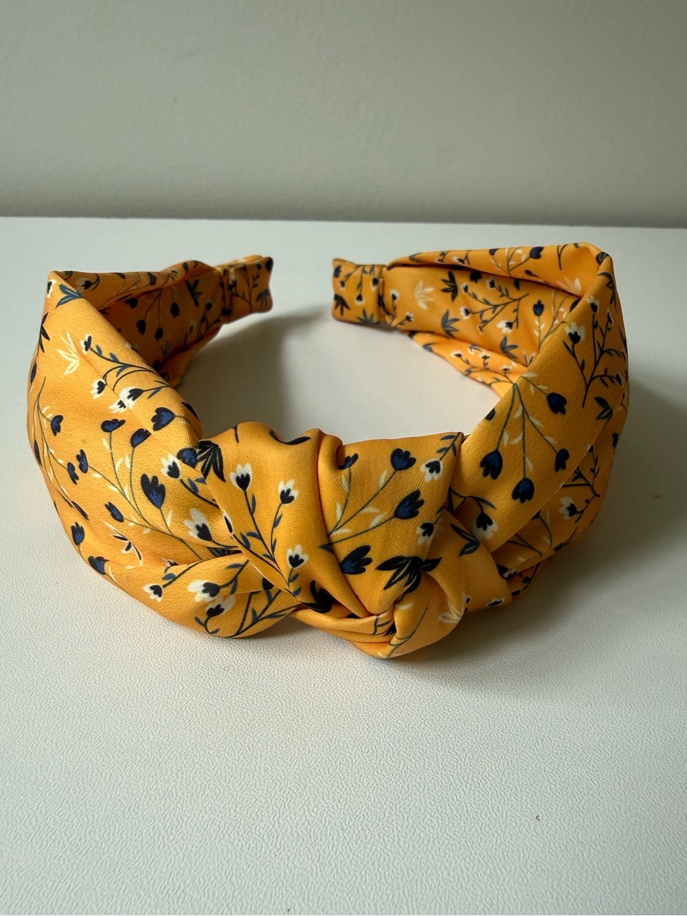 Yellow Floral Knot Headband - Brand: